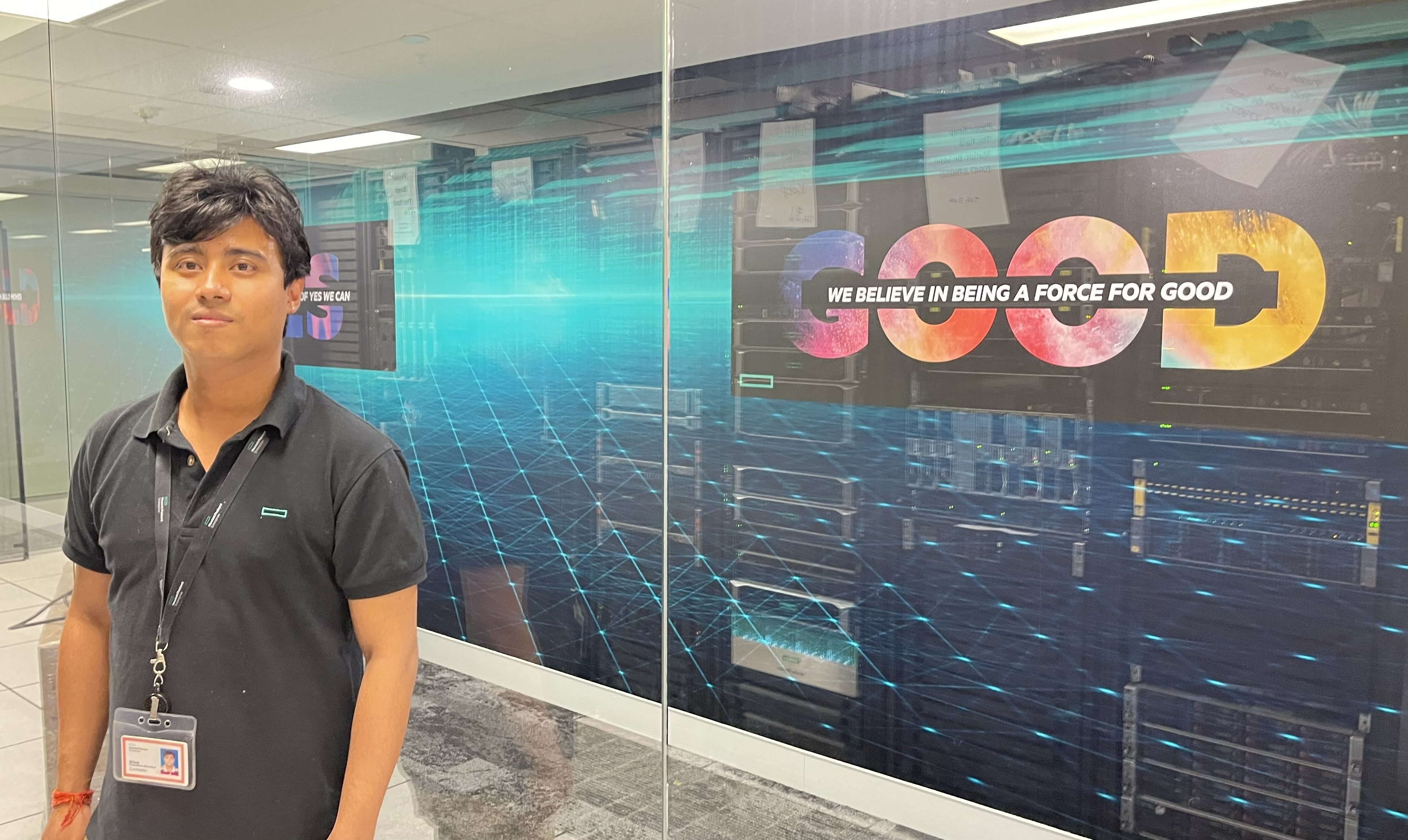 Bibek at HPE office Rhodes NSW